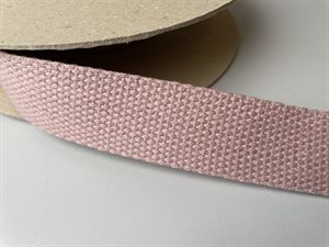 Gjordbånd - taskehank 30 mm, rosa